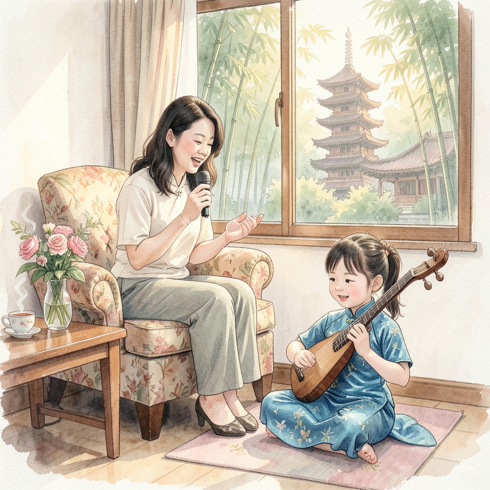 通过唱歌展示音高和音调