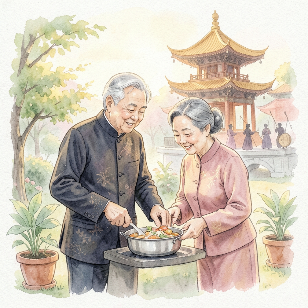 为他准备他喜欢的食物
