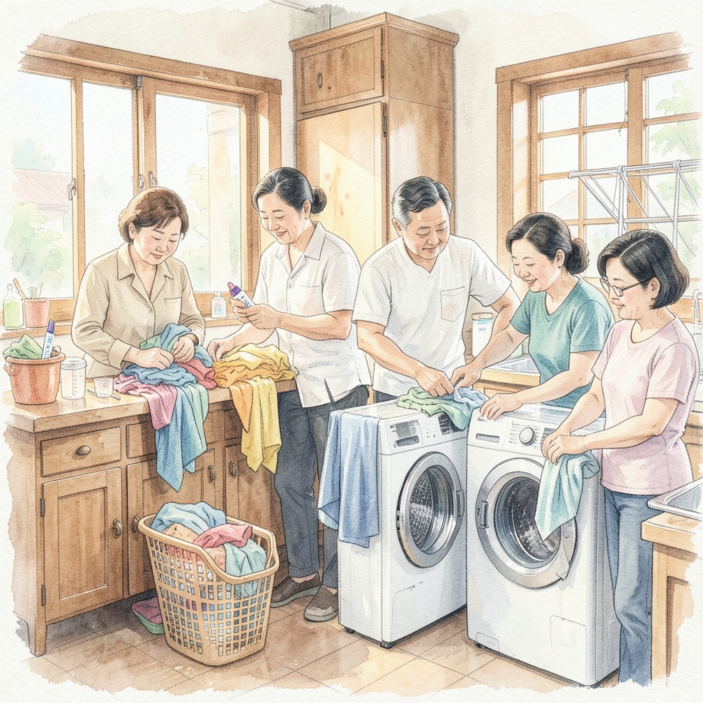 如何一步一步地清洗衣物