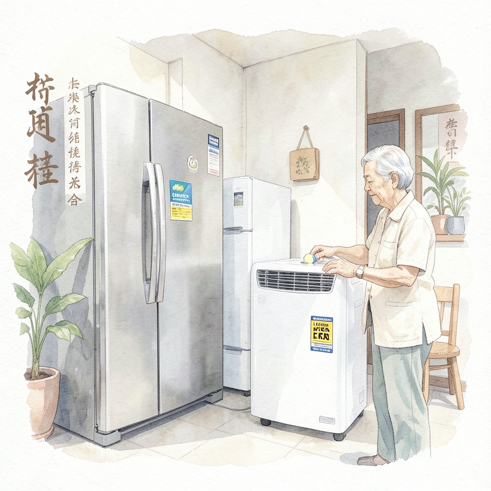 更换为节能型家电