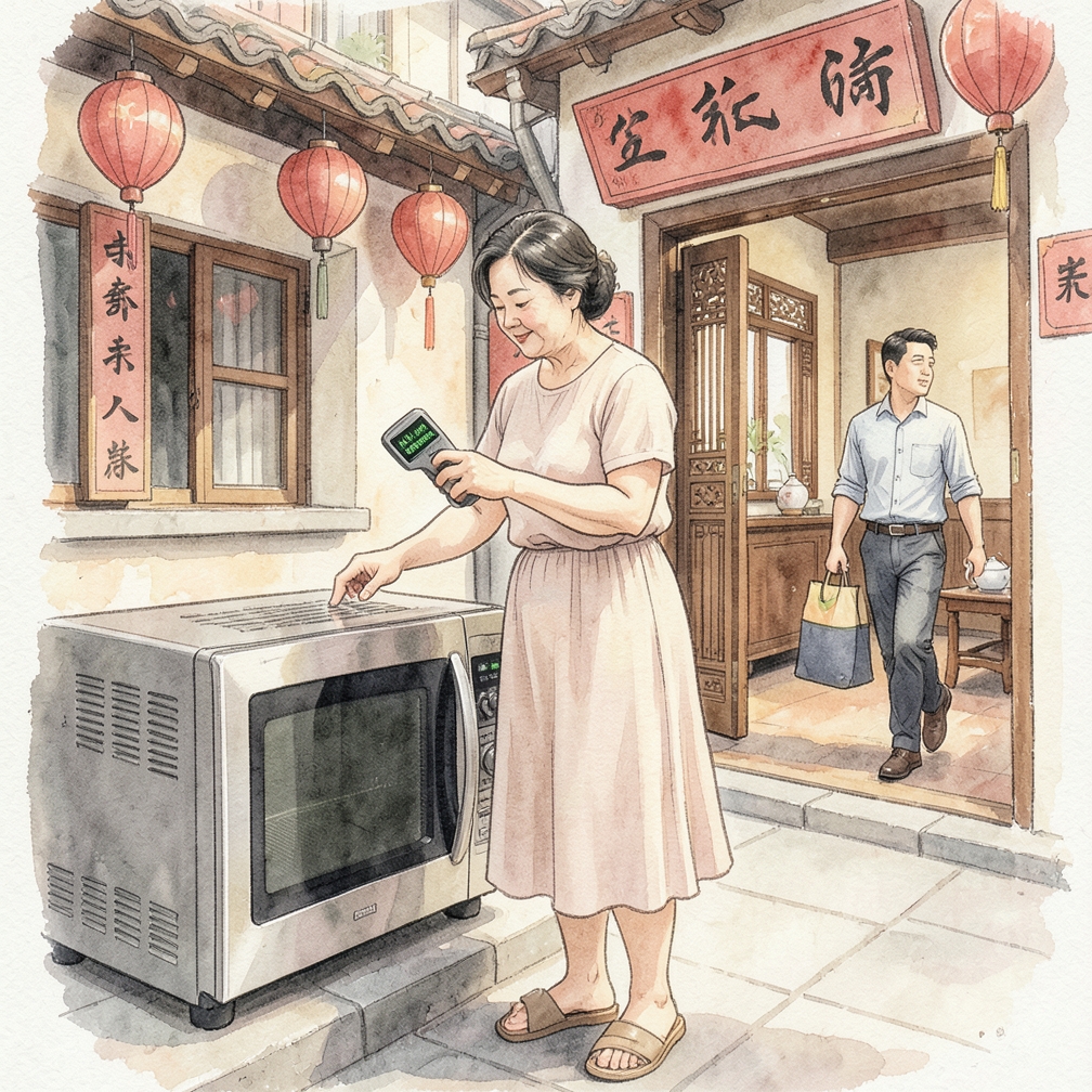 如何检查微波炉是否有泄漏