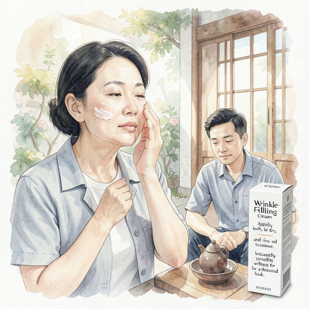 尝试硅基皱纹填充剂以获得即时效果