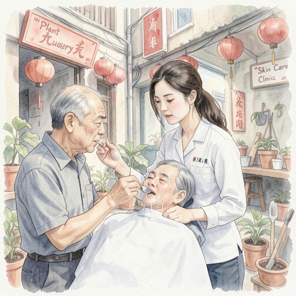 用化学换肤平滑皱纹