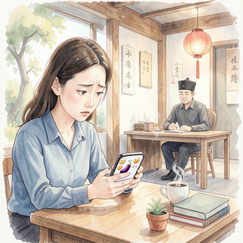 茄子表情通常代表男性生殖器