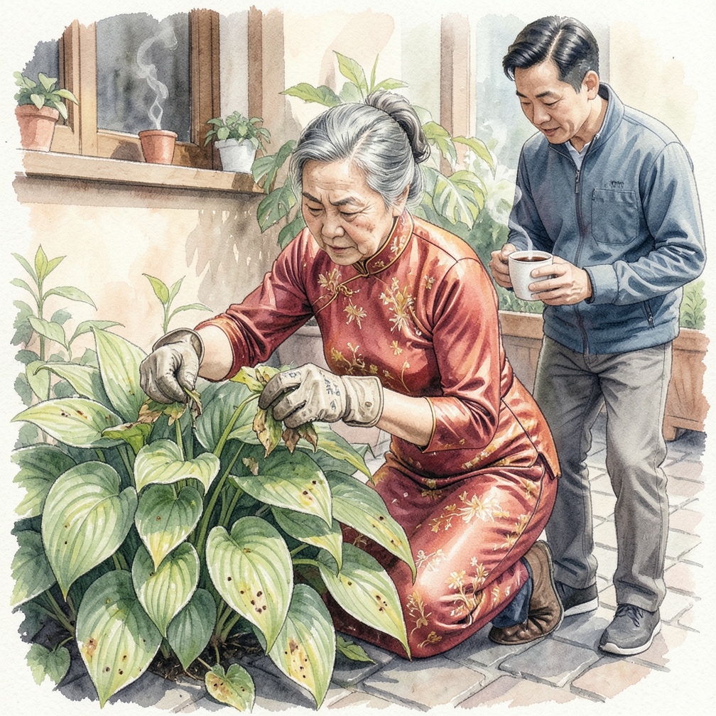 移除病害叶片