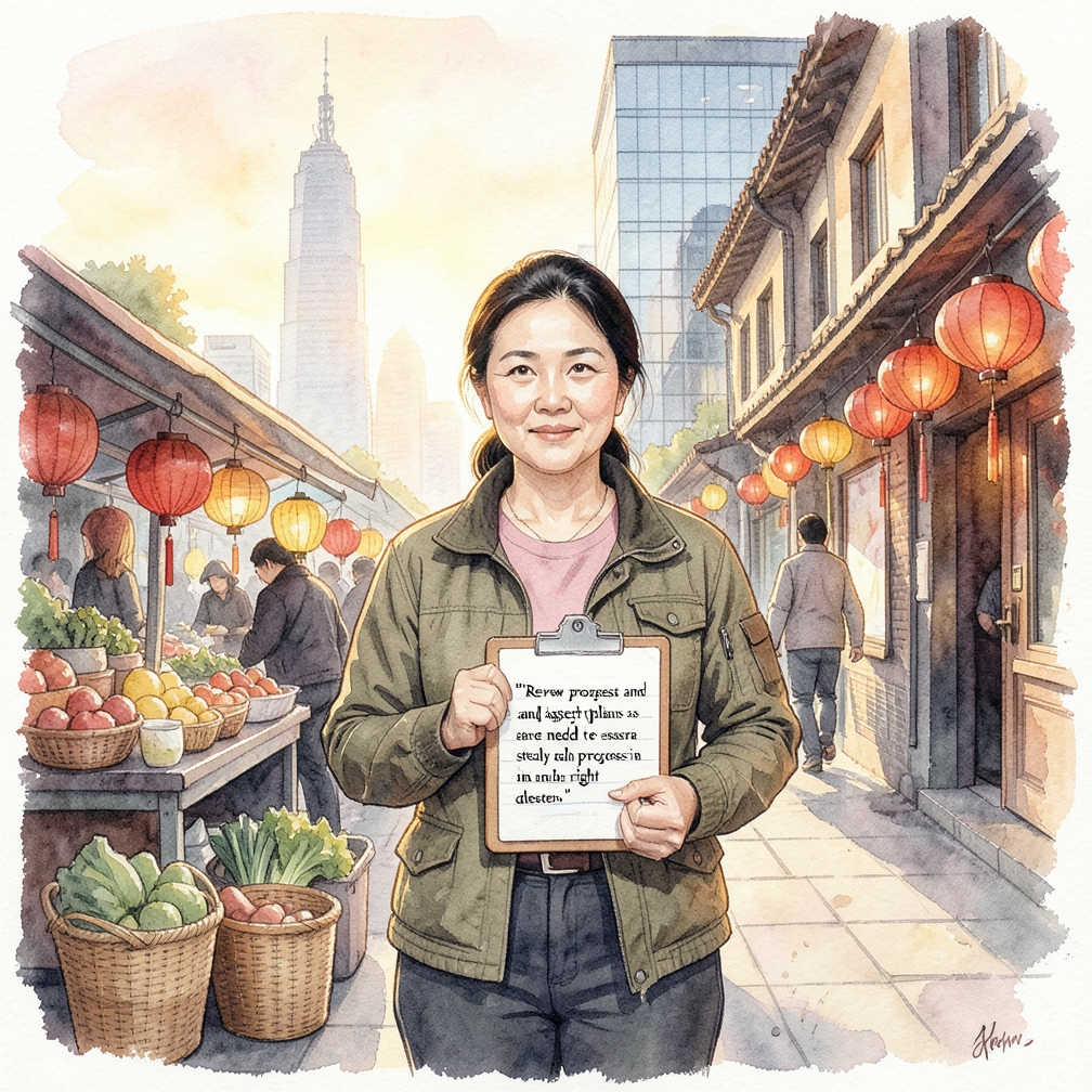定期回顾和调整计划