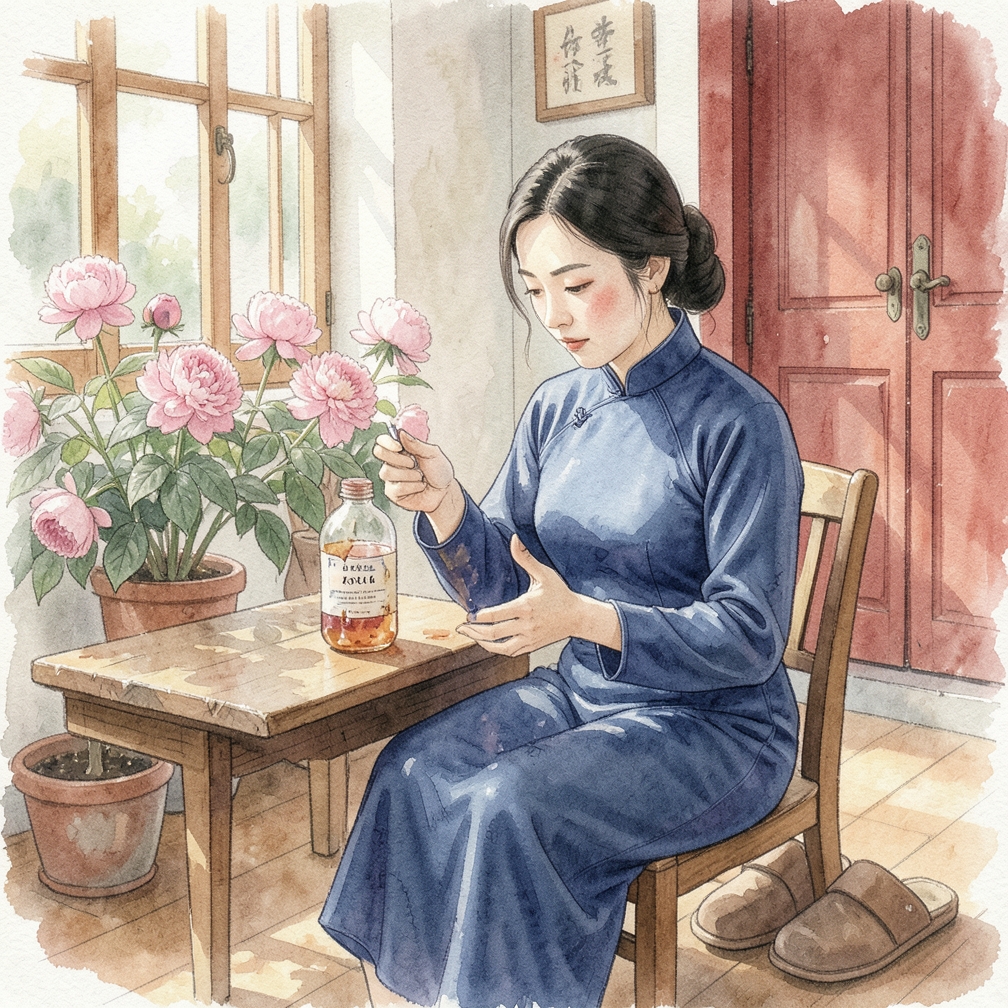 觀察染髮劑的外觀與氣味是否異常