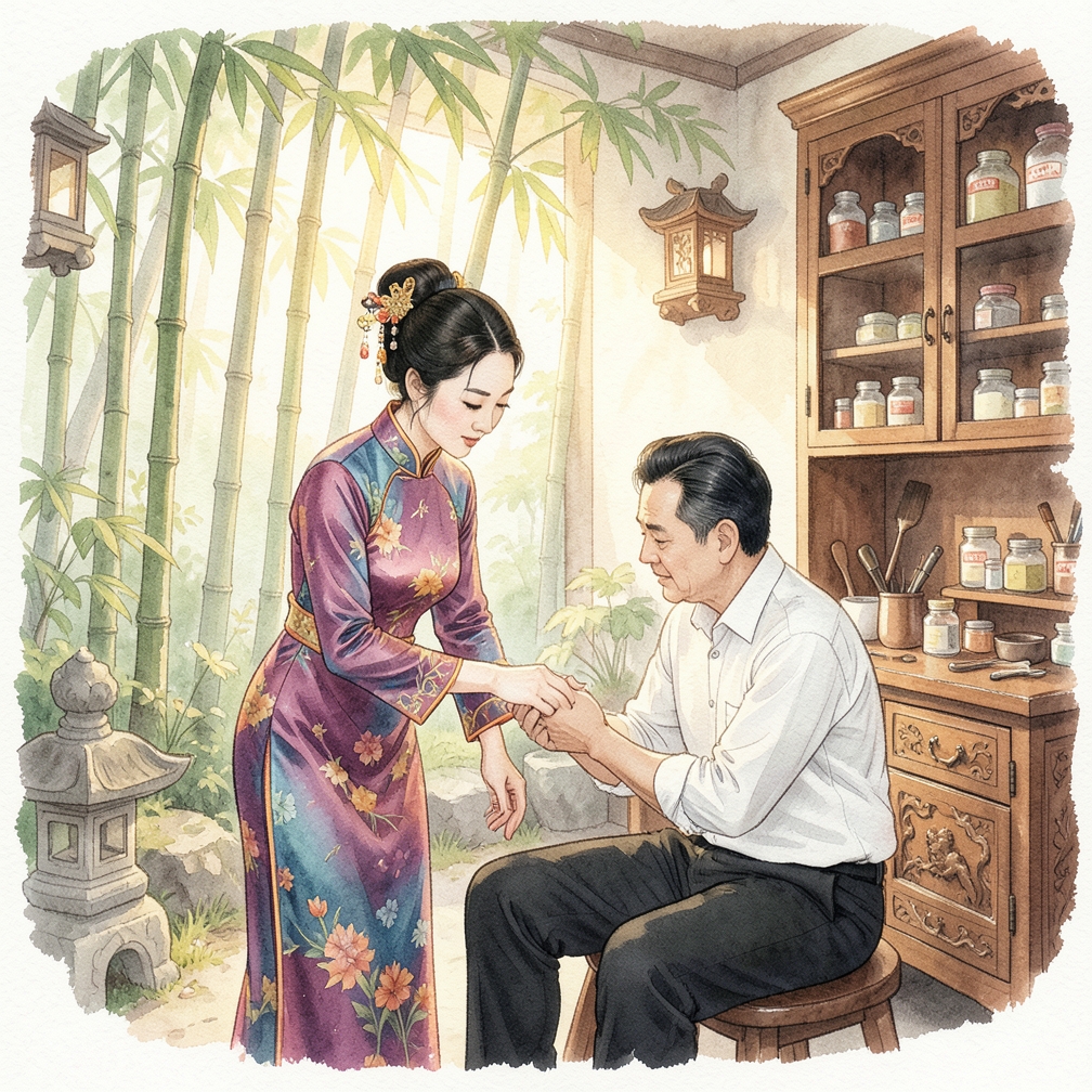 检查患者脉搏