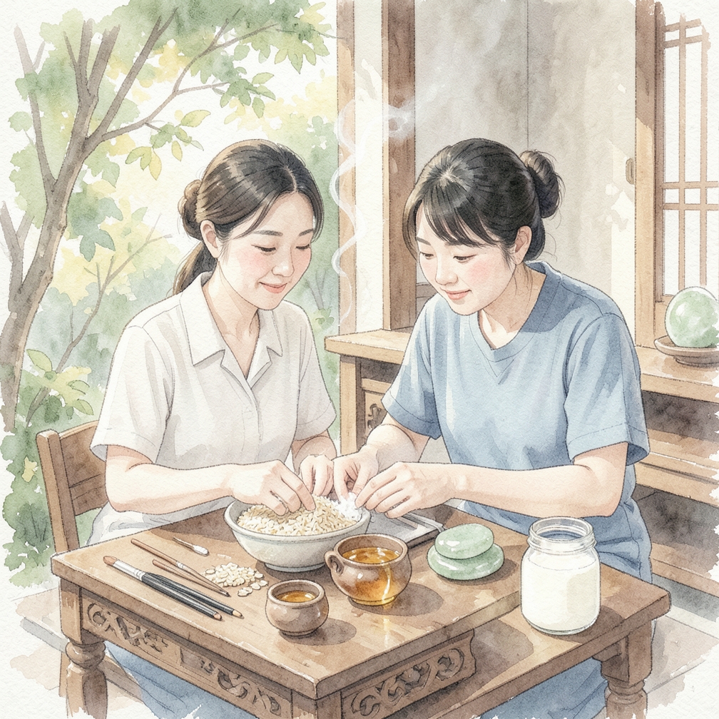 自制去角質產品