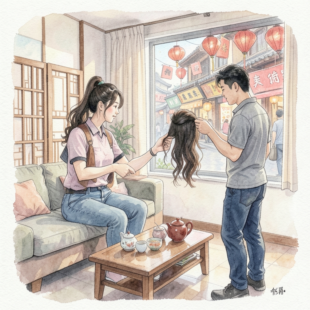 如何一步步打造花木兰发型