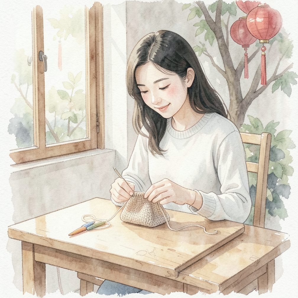 准备钩针并进行起针
