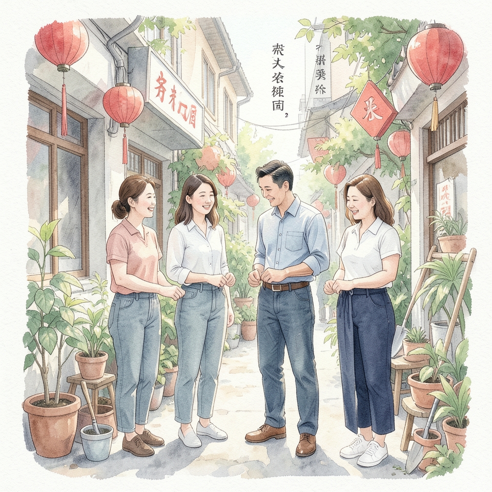 选择直筒裤拉长腿部线条