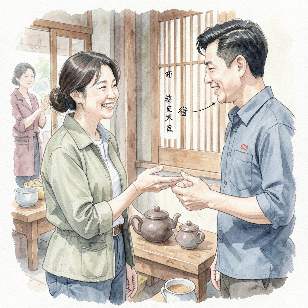 微笑时将舌头抵在上颚