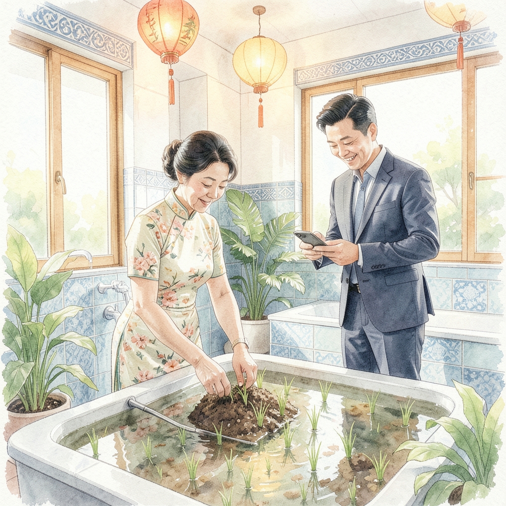 如何在室内种植水稻