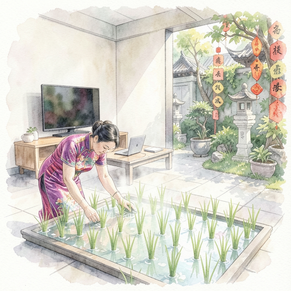 種植和生長水稻