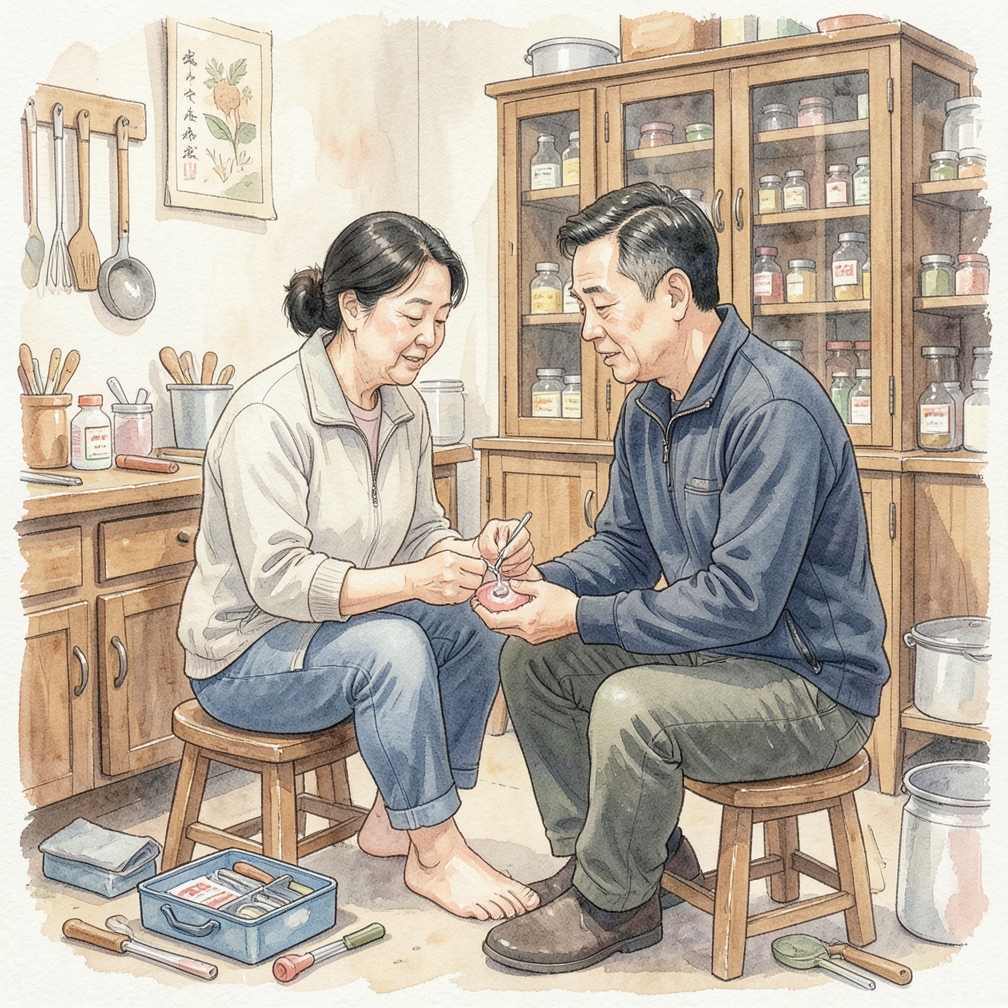 如何正确处理和引流水泡