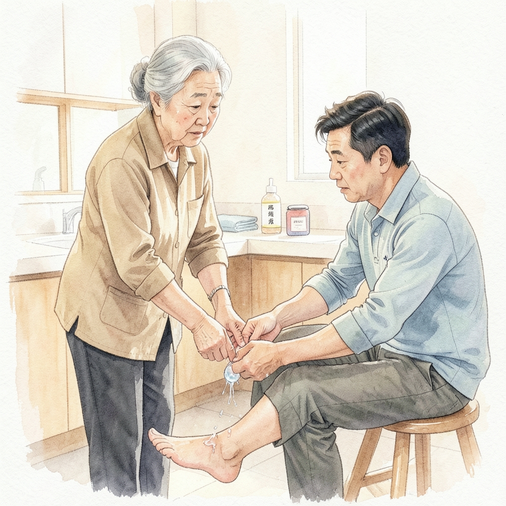 不要隨意處理水泡