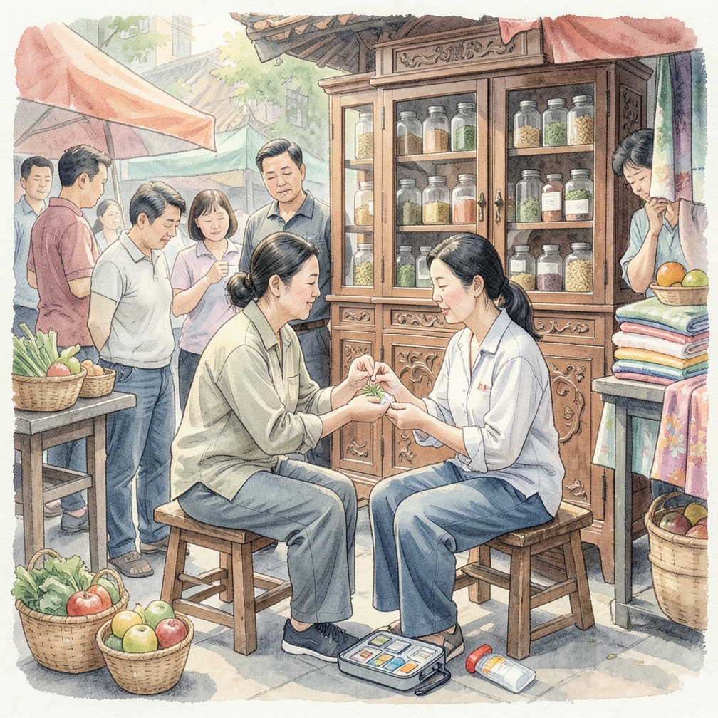 使用中藥治療水泡