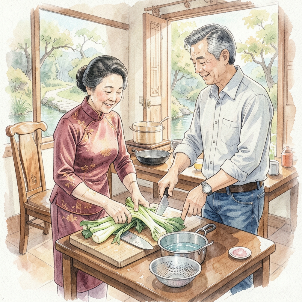 如何逐步处理和清洗小白菜