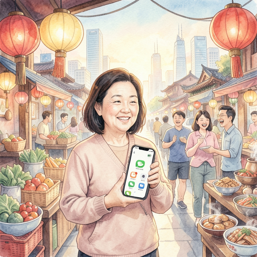 簡單地說「你好」