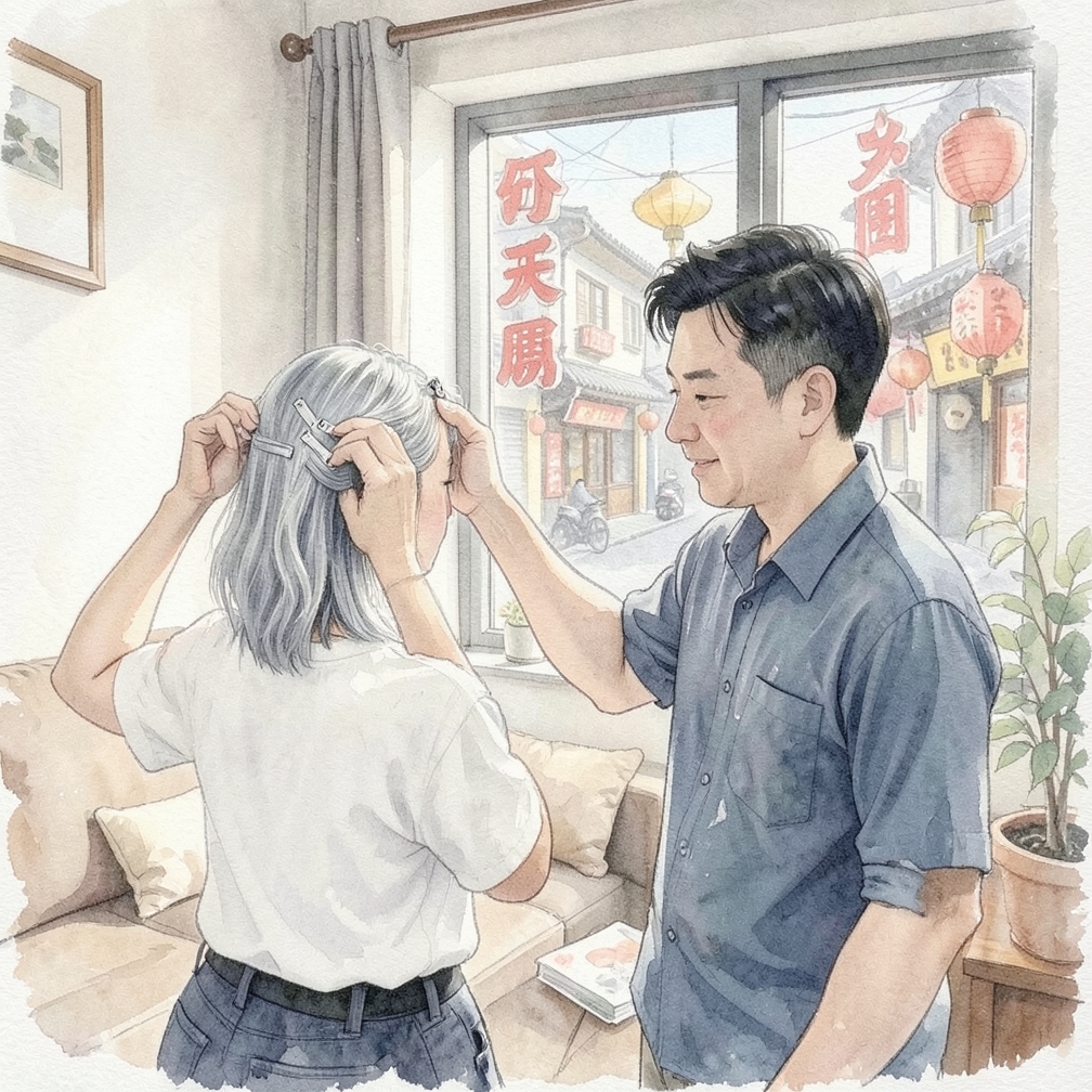 步骤3：分区并夹起