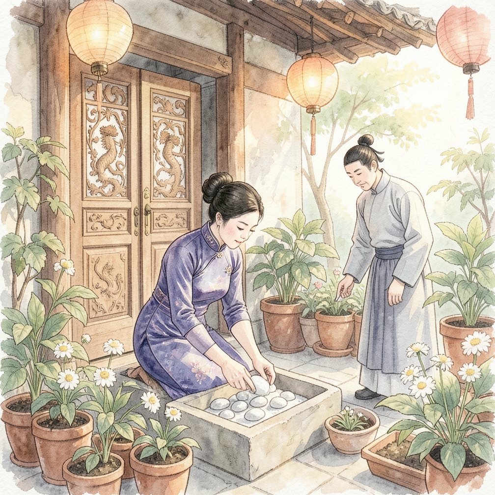 如何逐步處理潔淨的雪花石