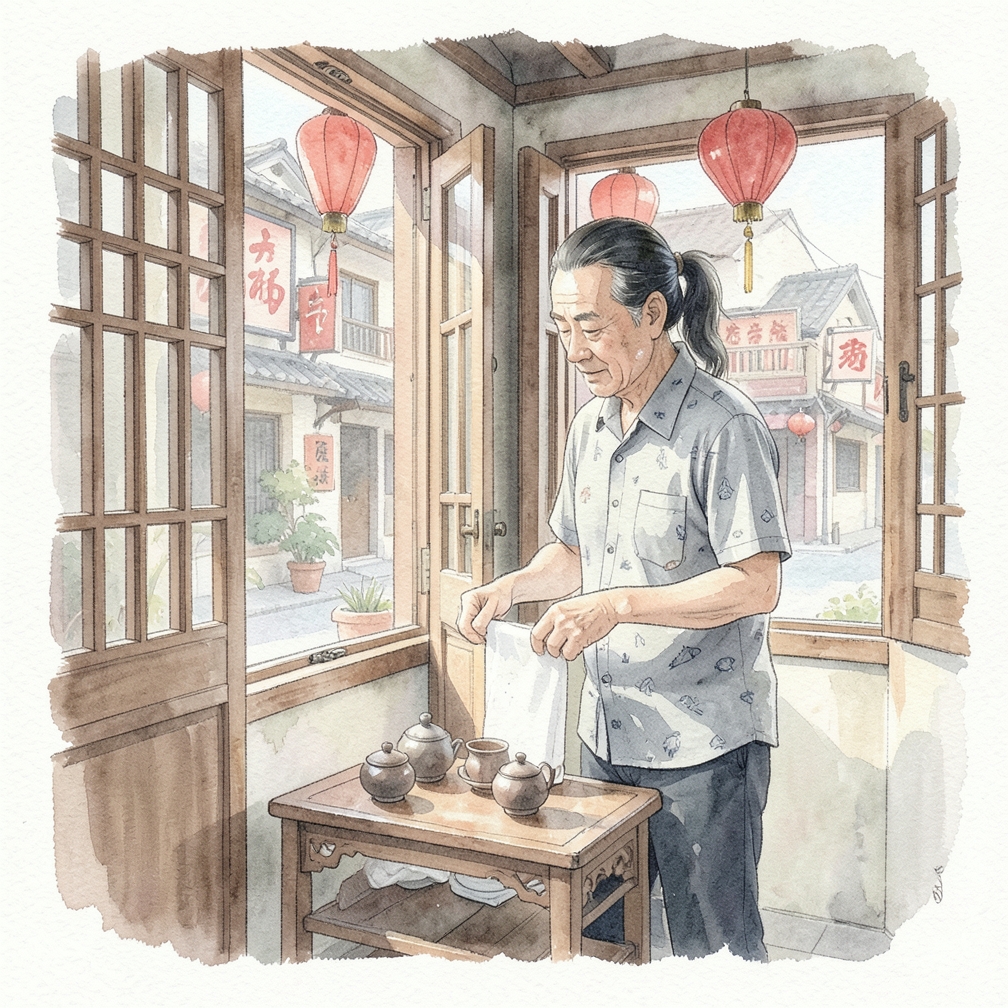 洗脸、刷牙、梳头