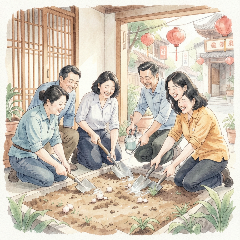 準備種植土壤與工具