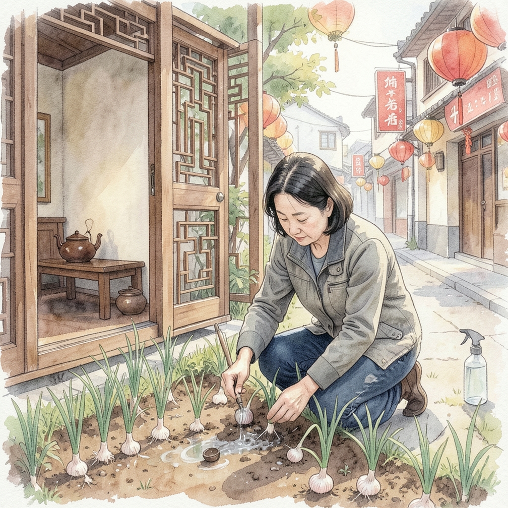 管理移植後的種苗