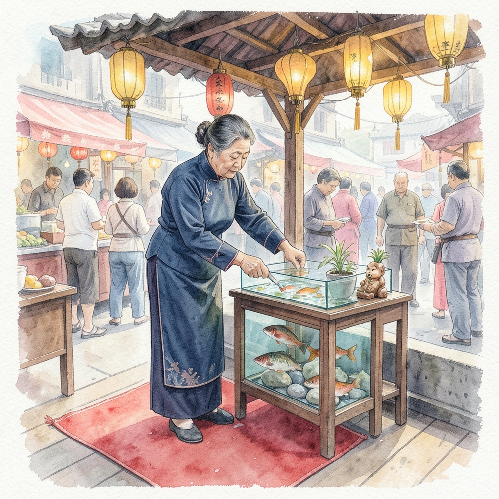 移除魚缸內所有物品