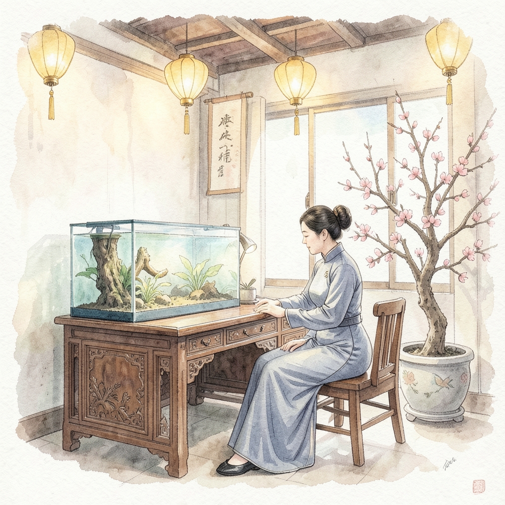 鋪設毛巾和防潑墊