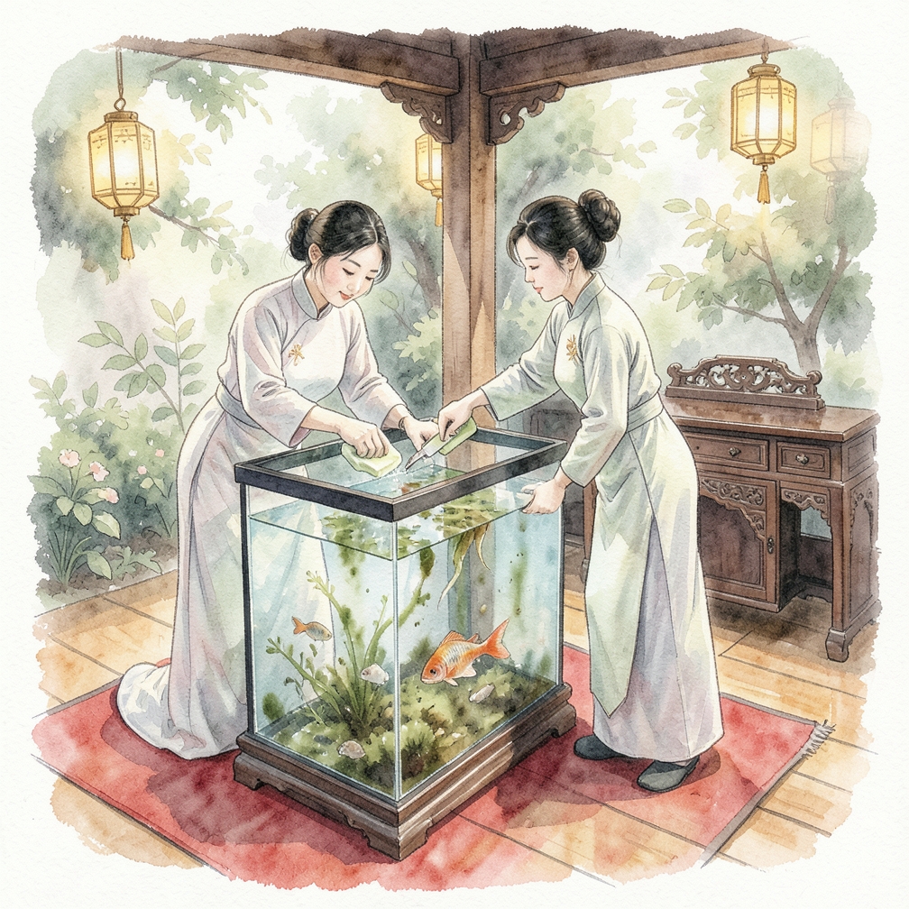 清潔魚缸玻璃