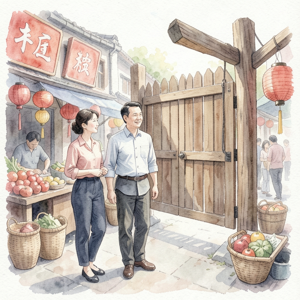 固定並校準圍欄柱