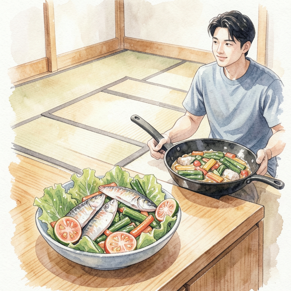 将 Pepino 瓜加入沙拉