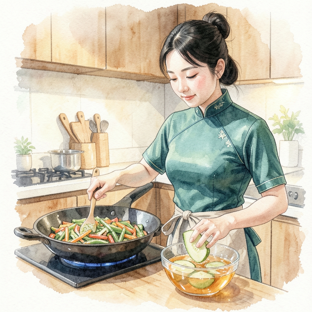 用糖水煮 Pepino 瓜