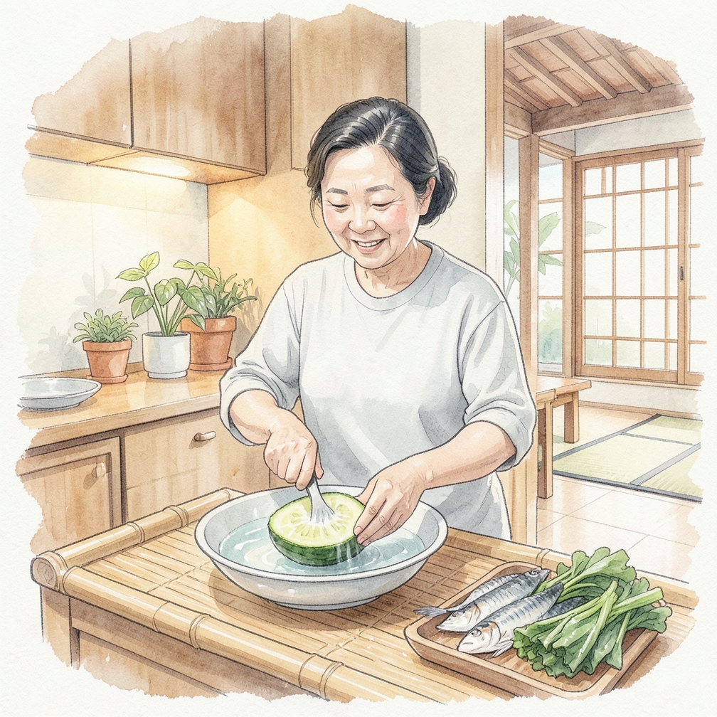 烹饪未成熟的 Pepino 瓜