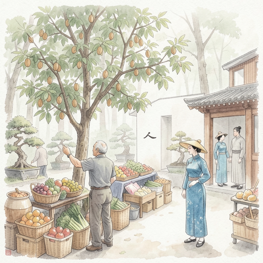 如何识别核桃树