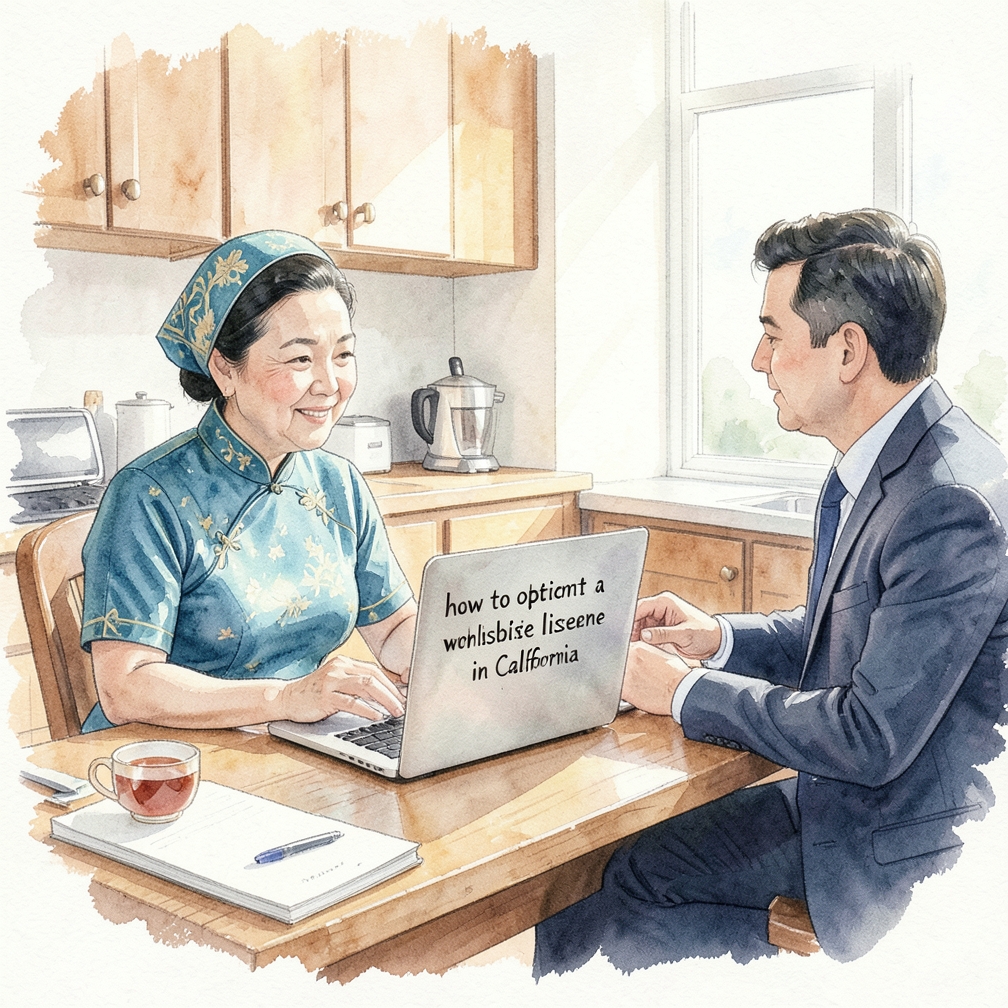 如何在加州获得批发许可证