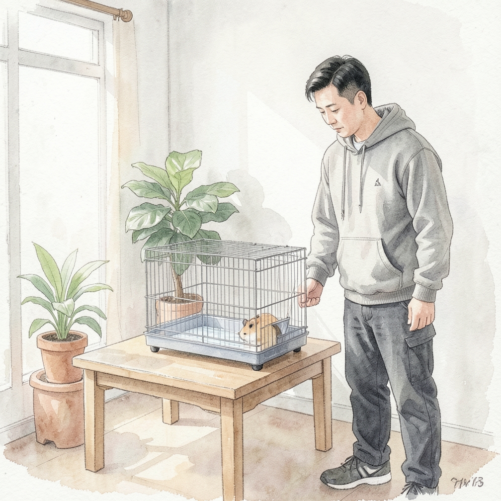為倉鼠選擇一個安靜的空間