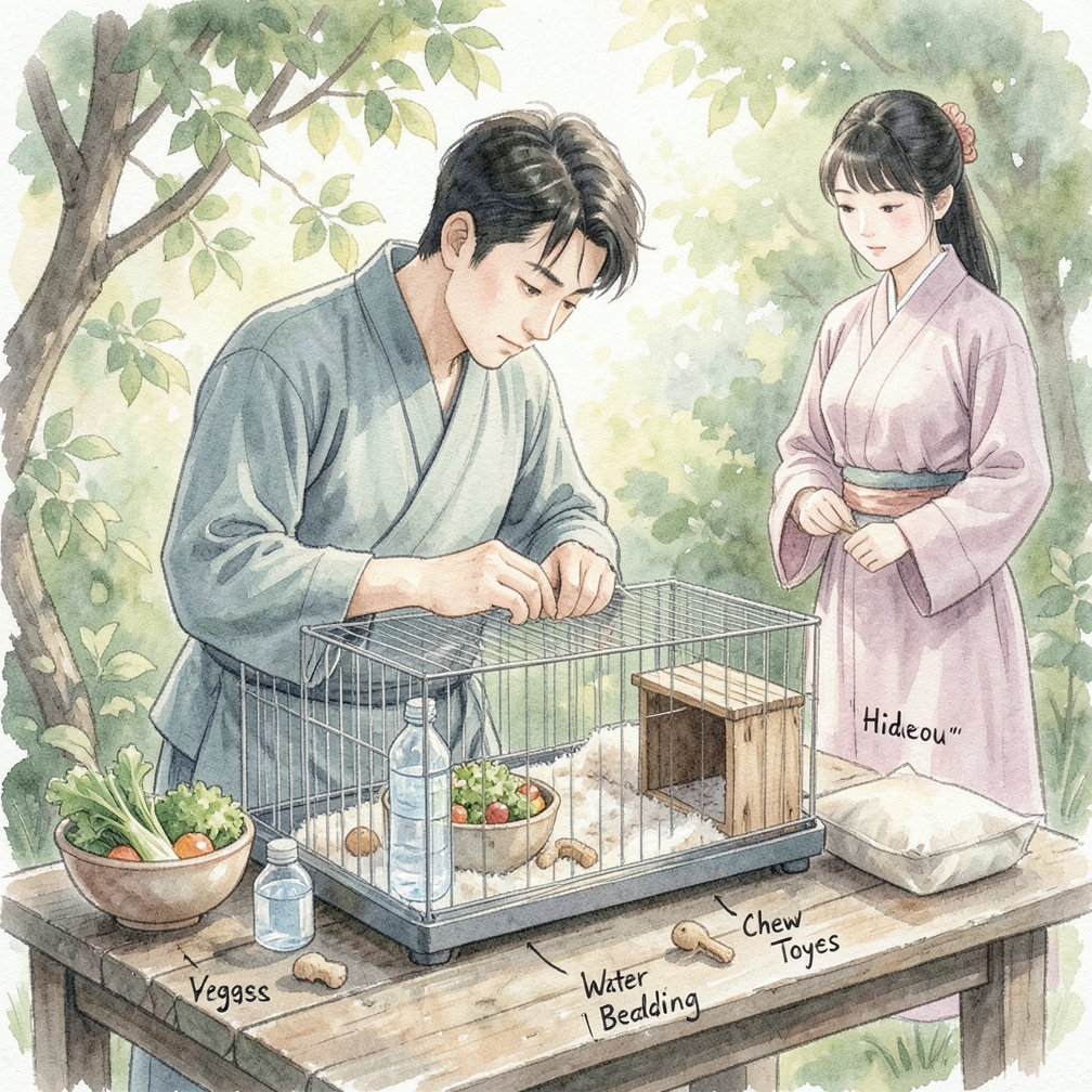 為倉鼠準備必要的用品