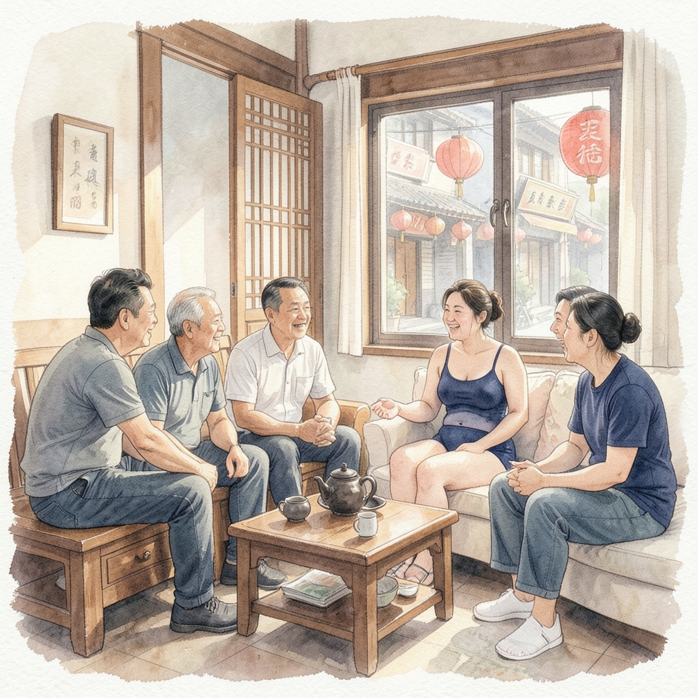 选择深色泳衣