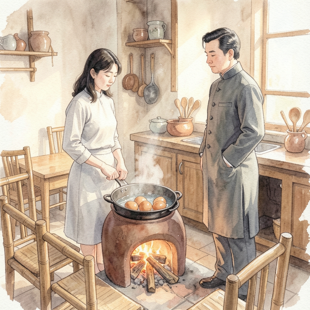 准备锅具与鸡蛋