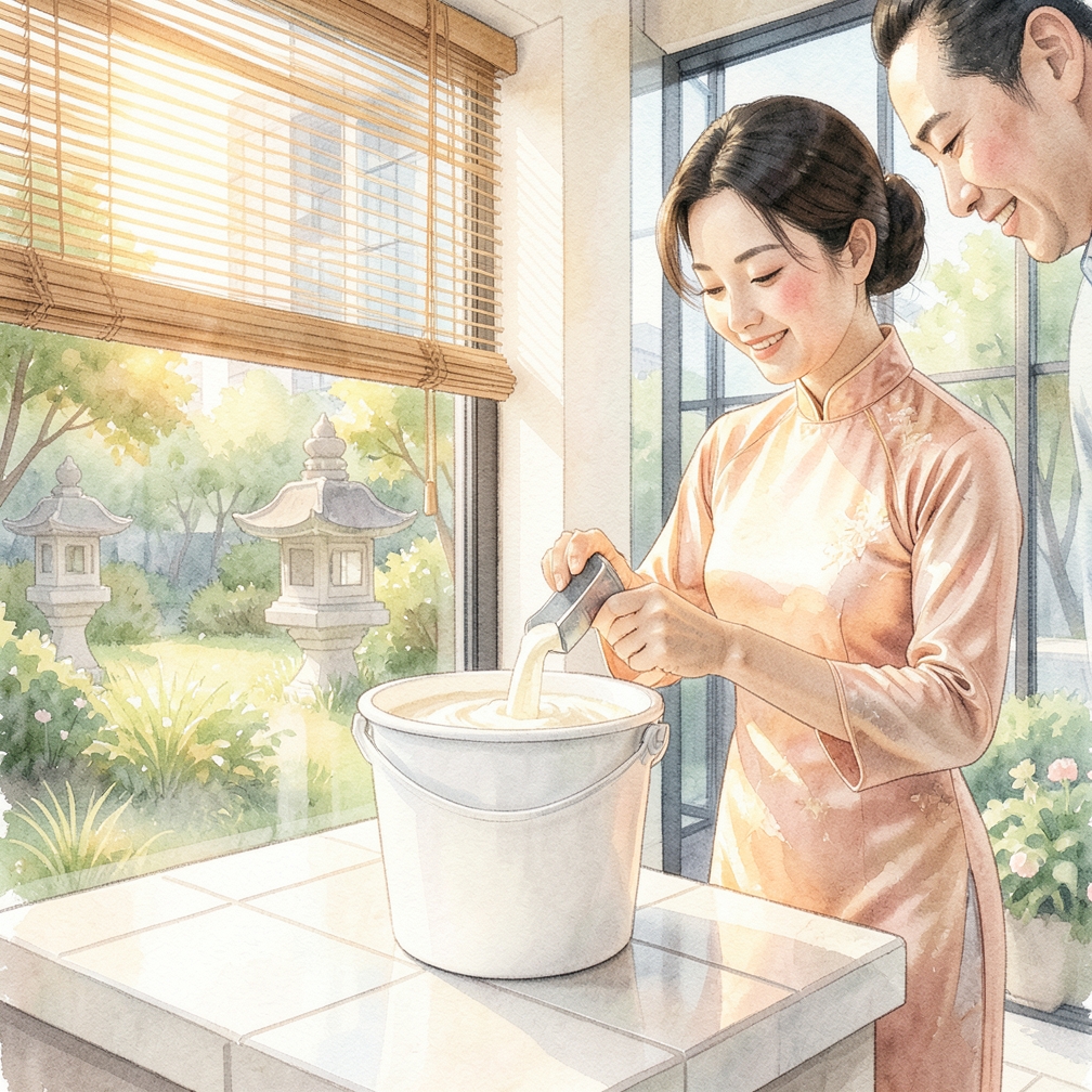 混合干牆膩子