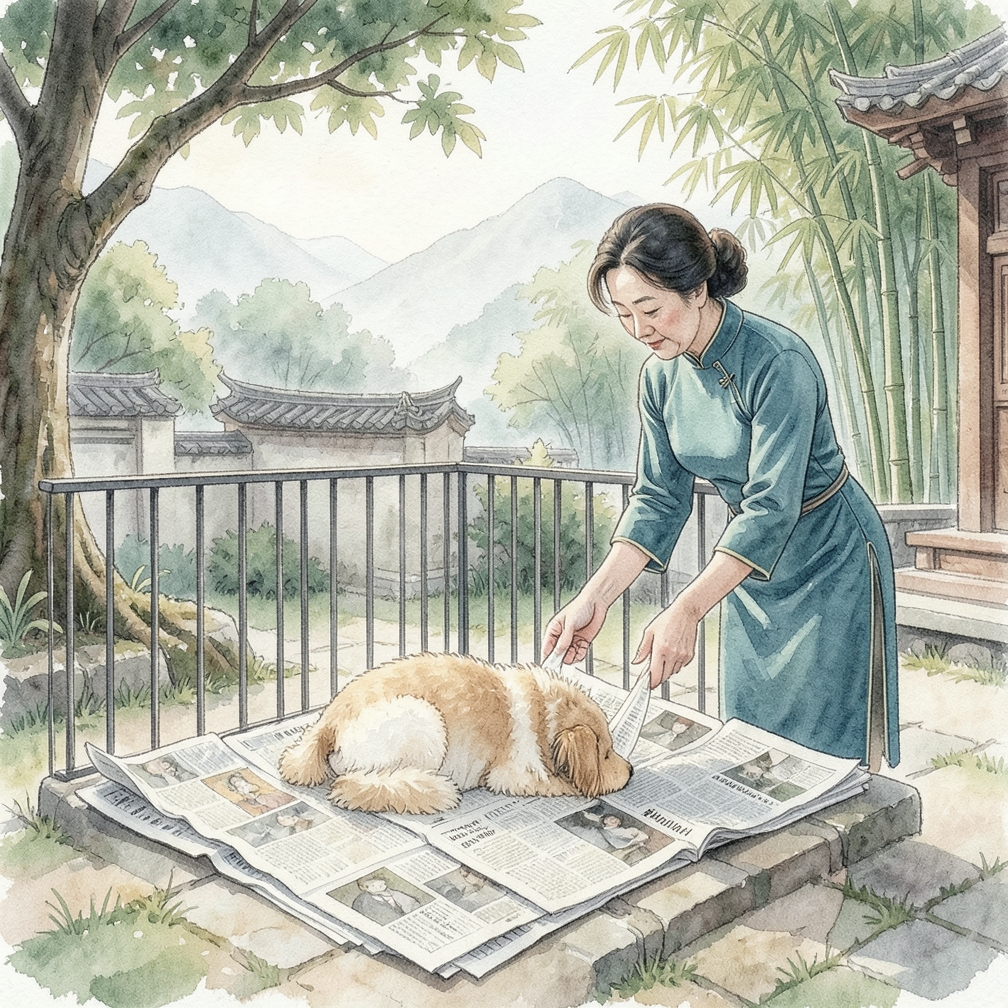 使用报纸或布料代替木屑