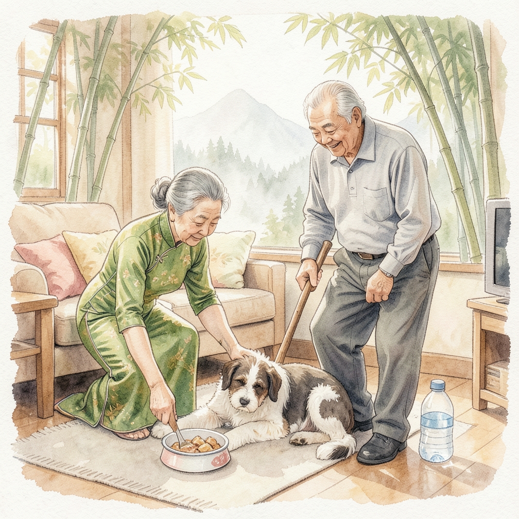 使用易于访问的食盆和水瓶