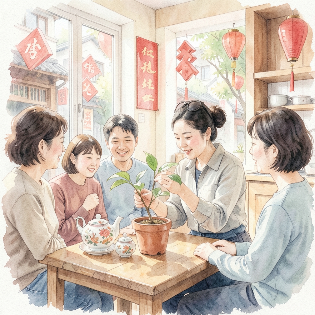 修剪茎部以保持植物形状