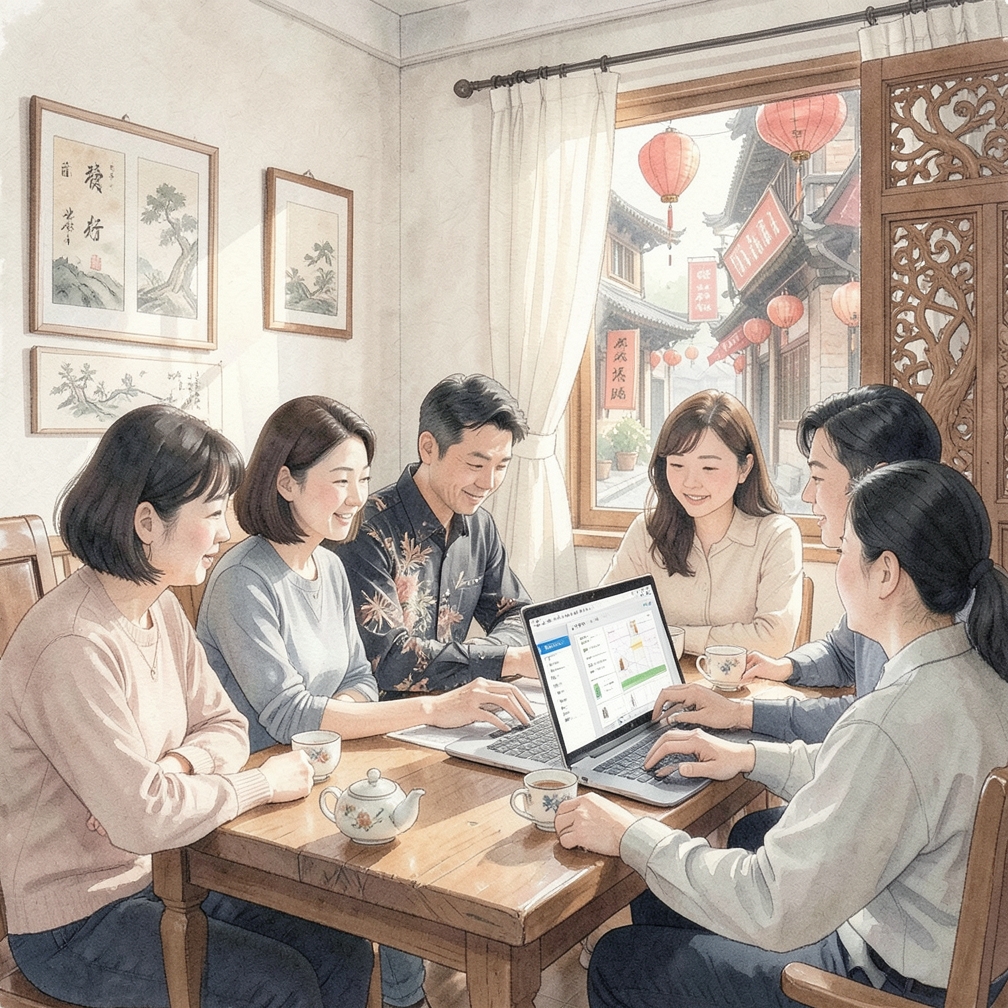 在線家譜研究服務上建立個人檔案
