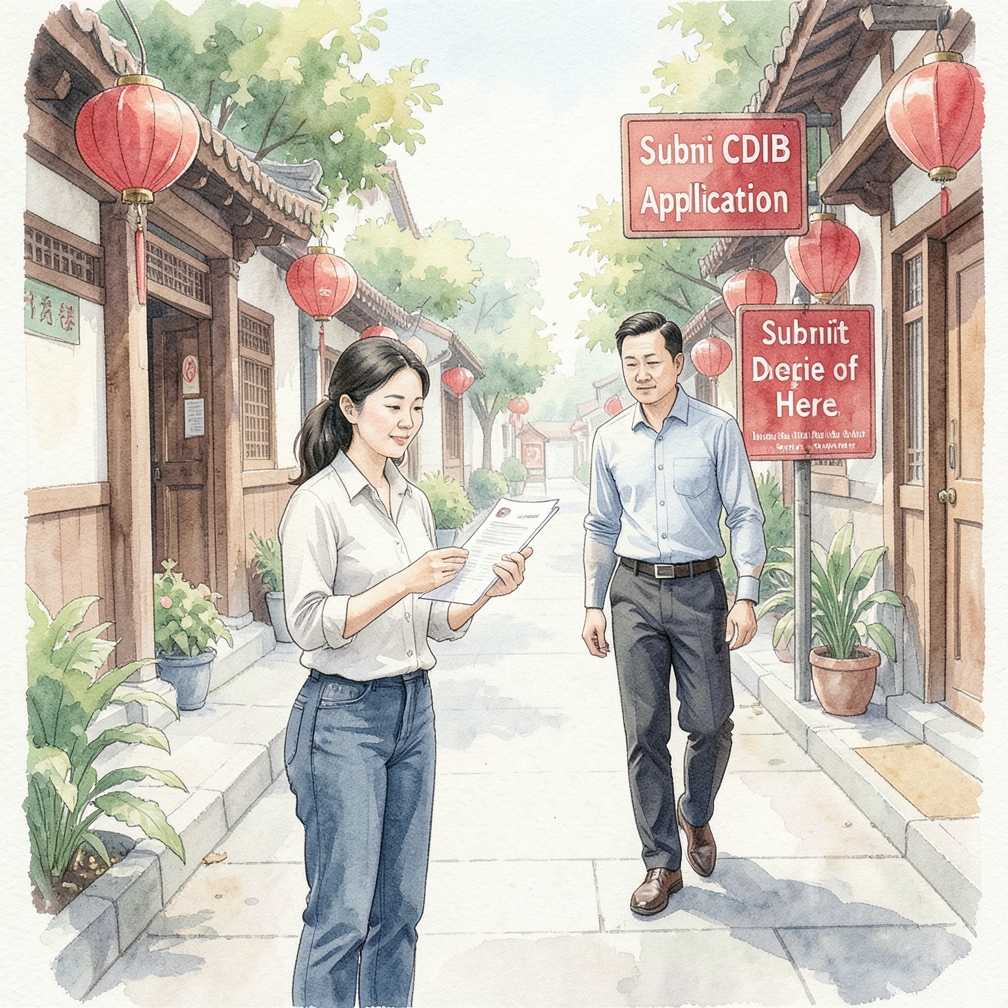 將CDIB申請表與相關文件提交至BIA