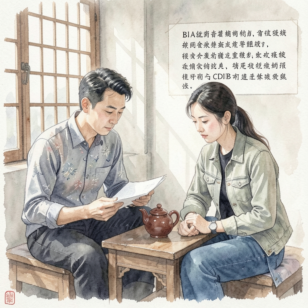 等待CDIB卡通過郵遞送達