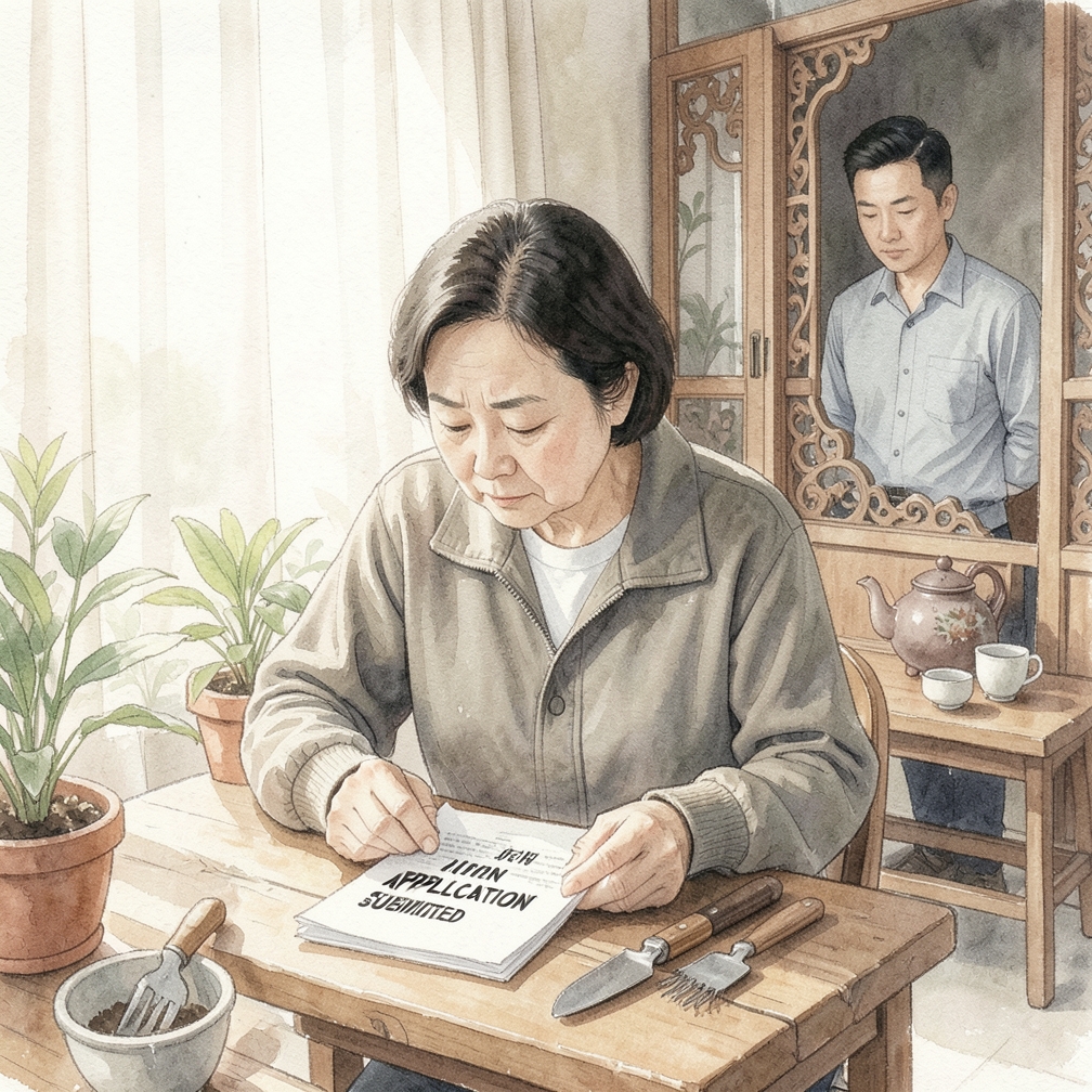 提交申請並等待審核